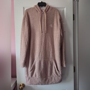 Calvin Klein cozy knit sleepwear gown size L